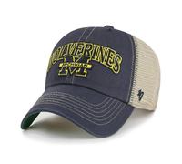 Michigan Wolverines NCAA Tuscaloosa Trawler ’47 CLEAN UP College Cap Navy - ONE SIZE