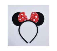 mickey Ears Headband Hair Accessories Mickey Mouse Headband Minnie Bow, Red, 20*19cm