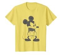 Mickey Mouse Angry T-Shirt, Kinder, Gelb, 128