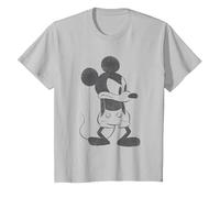 Mickey Mouse Angry T-Shirt, Kinder, Silber, 116