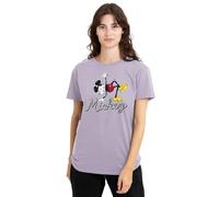 Mickey Mouse Damen Funky Dance Ladies Shirt, Lavendar, Lavendar, M EU