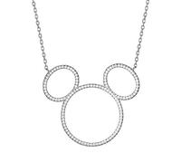Mickey Mouse Damen Halskette Sterlingsilber Rund Unzutreffend - N901861RZWL-18.PH