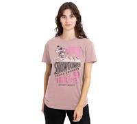 Mickey Mouse Damen Snowtown Ski Ladies Shirt, Pink, Rosa, S EU