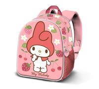 Hello Kitty My Melody Fruits-Elite 3D Rucksack, Rosa, 25 x 30 cm, Kapazität 7 L