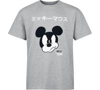 Merchcode Mickey Mouse Japanese Oversized Kurzarm-t-shirt 2XL Grey