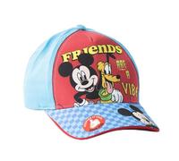 Mickey-Mouse-Kinderkappe mit Schirm - Bequeme, atmungsaktive und leichte Mickey-Mouse-Kinderkappe, verstellbare Sommerkappe, Sonnenschutz für Strand, Pool und Wandern