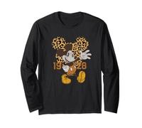 Mickey Mouse Leopard Head Langarmshirt