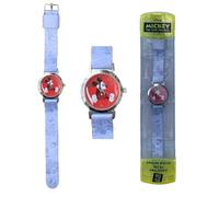 Mickey Mouse Mickey Classic WD20177 Aloy Armbanduhr, Nylon, Mehrfarbig, Medium (Kids Licensing 1)