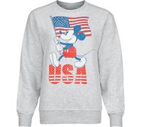 Mickey Mouse Mickey Mouse USA Sweatshirt hellgrau meliert in S