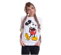 Mickey Mouse - Mickey White - T-Shirt - Weiß - L - 100% Baumwolle Weiß L