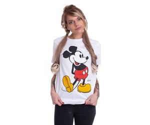 Mickey Mouse - Mickey White - T-Shirt - Weiß - L - 100% Baumwolle Weiß L