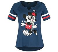 Mickey Mouse Micky Maus Buddies Frauen T-Shirt blau XXL