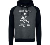 Mickey Mouse Micky Maus Donald Duck - Rage Quit Männer Kapuzenpullover anthrazit/schwarz XXL