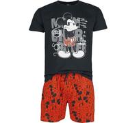 Mickey Mouse Micky Maus Männer Schlafanzug Multicolor 3XL