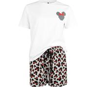 Mickey Mouse Micky Maus Minnie Leo Frauen Schlafanzug Multicolor M