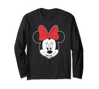 Mickey Mouse Minnie Head Langarmshirt