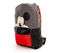 Mickey Mouse - Placement Printed - Rucksack - Grau - Onesize - 100% Polyester Grau Onesize
