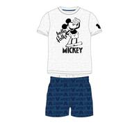 Mickey Mouse Pyjama "hello folks" | Kurzes Obeteil & kurze Hose, 146