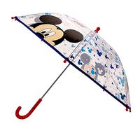 MICKEY Rainy Days Kinder-Regenschirm, durchsichtig, M