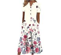 MICKURY Abendkleider Ab 50 Jahre Mode Für Frauen 60 Jahren Damen Kleider Xs Sommer Abendkleid Abendkleid Kurz Elegant Schulterfrei Festliche Kleider Damen Für(Rosa-4,XL)