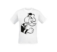 Micky Maus Angry Donald T-Shirt weiß in XL