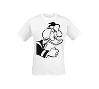 Micky Maus Angry Donald T-Shirt weiß in 3XL