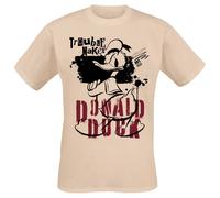 Micky Maus Donald Duck - Trouble Maker T-Shirt sand in L