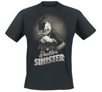 Micky Maus Donald - Ducktor Sinister T-Shirt schwarz in XL