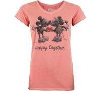 Micky Maus Happy Together T-Shirt koralle in S