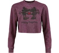 Micky Maus Happy Together Sweatshirt lila in S