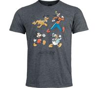 Micky Maus Mickey And Friends Running T-Shirt dunkelgrau in XXL