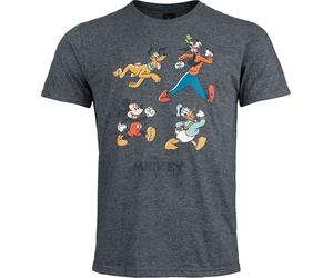 Micky Maus Mickey And Friends Running T-Shirt dunkelgrau in XXL