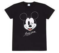 Micky Maus Mickey Face T-Shirt schwarz in L