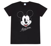 Micky Maus Mickey Face T-Shirt schwarz in S