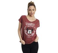 Micky Maus Minni Maus - Bows Frauen T-Shirt rot meliert XXL