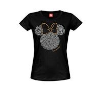 Micky Maus Minnie Maus - Love Frauen T-Shirt schwarz L