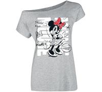 Micky Maus Minnie Mouse T-Shirt grau in XXL