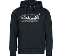 Micky Maus Steamboat Willie Kapuzenpullover schwarz in M
