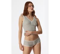 Schiesser Damen Micro Pants Agathe grau meliert Größe 34