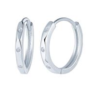 MICYUMI Damen Herren S925 Sterling Silber 14mm Creolen Ohrringe Cubic Zirkonia