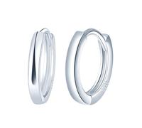 MICYUMI Herren Damen S925 Sterling Silber 12mm Durchmesser Creolen Ohrringe Rund Hoop