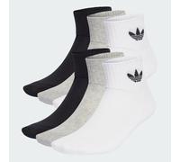 Mid Ankle Socken, 6 Paar White / Medium Grey Heather / Black 43-45
