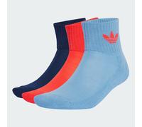 Mid Crew Socken, 3 Paar Ash Blue / Night Indigo / Lucid Red 43-45