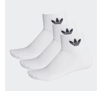 adidas Originals Mid Ankle Socken white / white / black Herren Gr. L