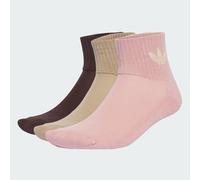 Mid Crew Socken, 3 Paar Wonder Mauve / Trace Khaki / Shadow Brown 43-45