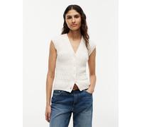 MID GG CABLE VEST CARDI S