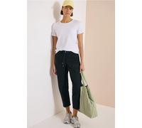 Mid Waist Barrel Leg Hose im Casual Fit