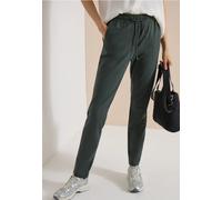 Stoffhose CECIL, Damen, Gr. S, Länge 28, grün (easy khaki), Stoff, 61% Viskose, 32% Polyamid, 7% Elasthan, unifarben, comfort fit lang, Hosen Stoffhose, Middle Waist (45910025-S) easy khaki