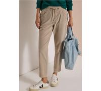 Cordhose CECIL, Damen, Gr. L, Länge 28, silbery beige, Cord, 98% Baumwolle, 2% Elasthan, unifarben, comfort fit lang, Hosen Cordhose, Middle Waist (68514853-L) silbery beige