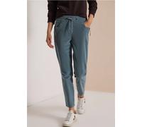 Cordhose CECIL, Damen, Gr. S, Länge 28, dove blau, Cord, 98% Baumwolle, 2% Elasthan, unifarben, comfort fit lang, Hosen Cordhose, Middle Waist (69063726-S) dove blau